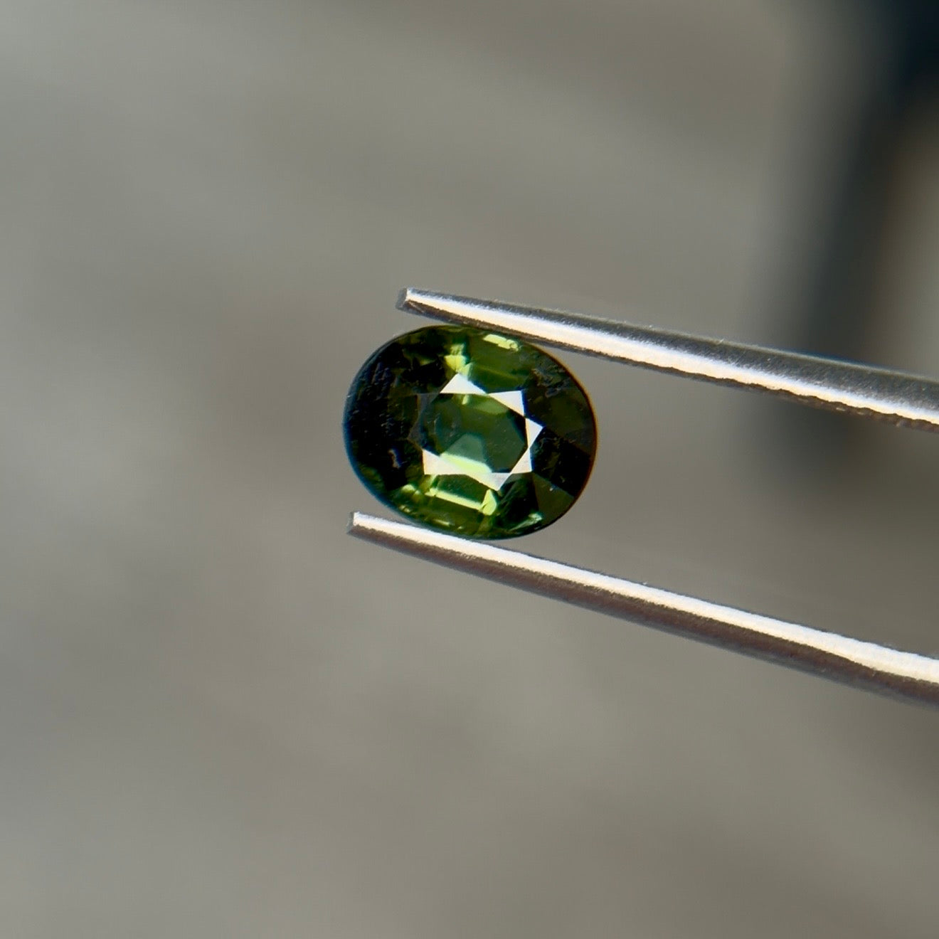 1.40 ct Natural Tourmaline Green – Oval Cut – AIG Certified