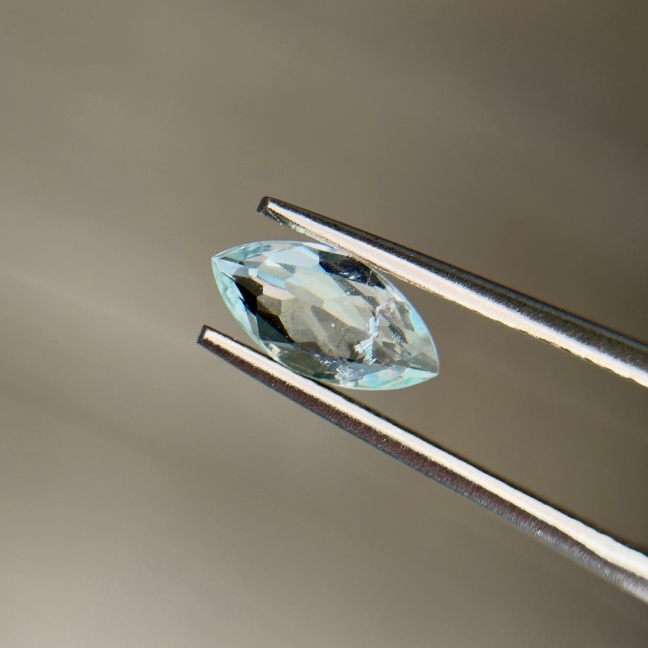 0.62 ct Natural Paraiba Tourmaline Blue Green – Marquise Cut – Mozambique – AIG Certified