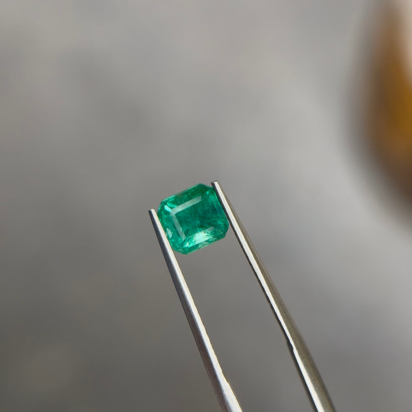 1.21 ct Natural Intense Green Emerald (Minor Clarity Enhancement) – Emerald Cut – Zambia – Guild Certified