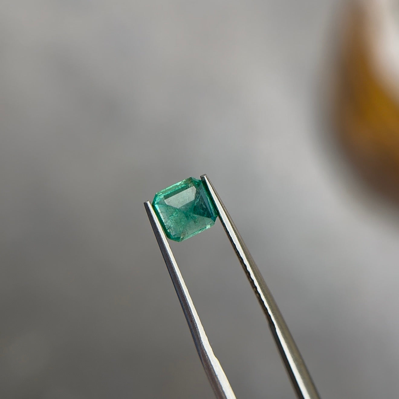 1.21 ct Natural Intense Green Emerald (Minor Clarity Enhancement) – Emerald Cut – Zambia – Guild Certified