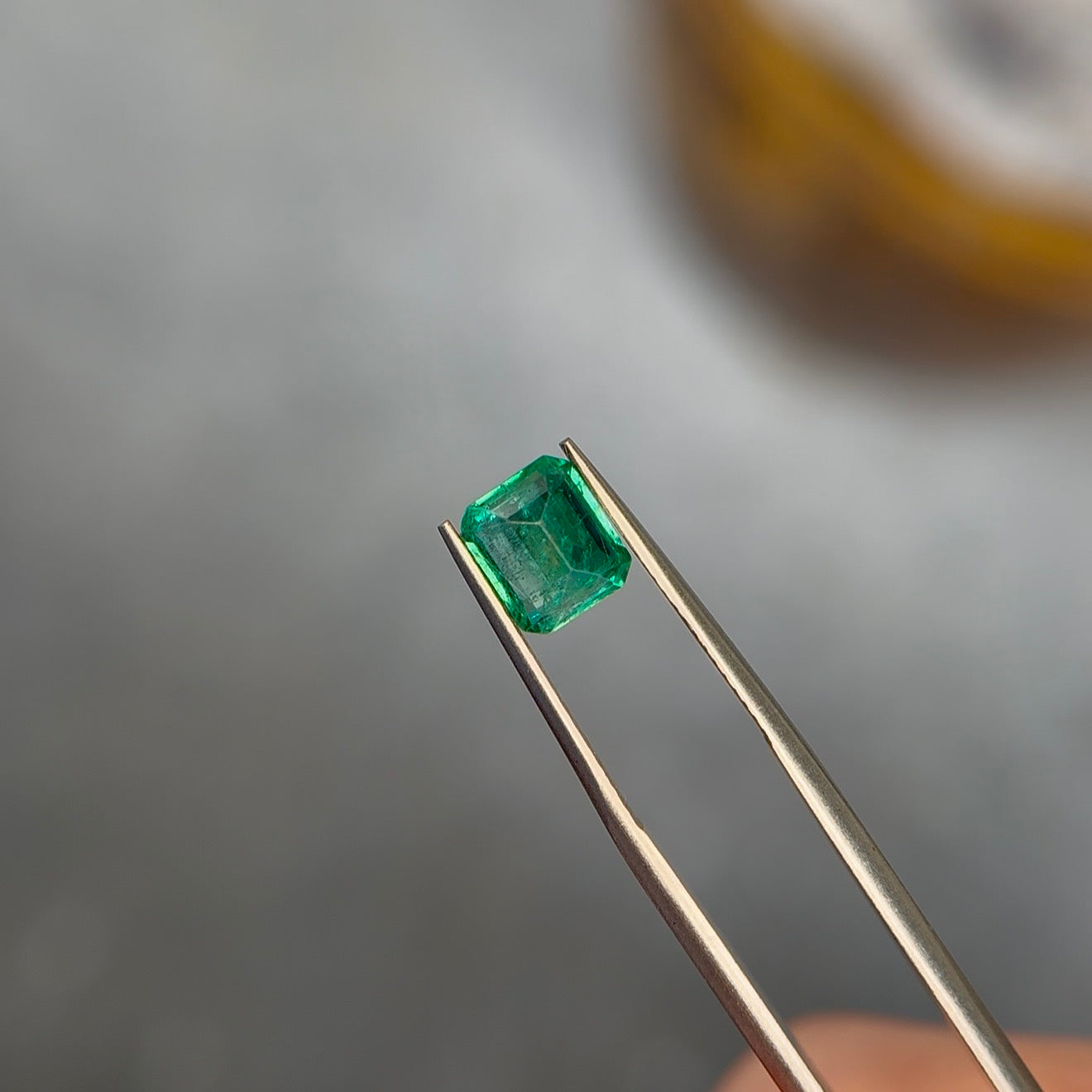 1.76 ct Natural Intense Green Emerald (Minor Clarity Enhancement) – Emerald Cut – Zambia – Guild Certified