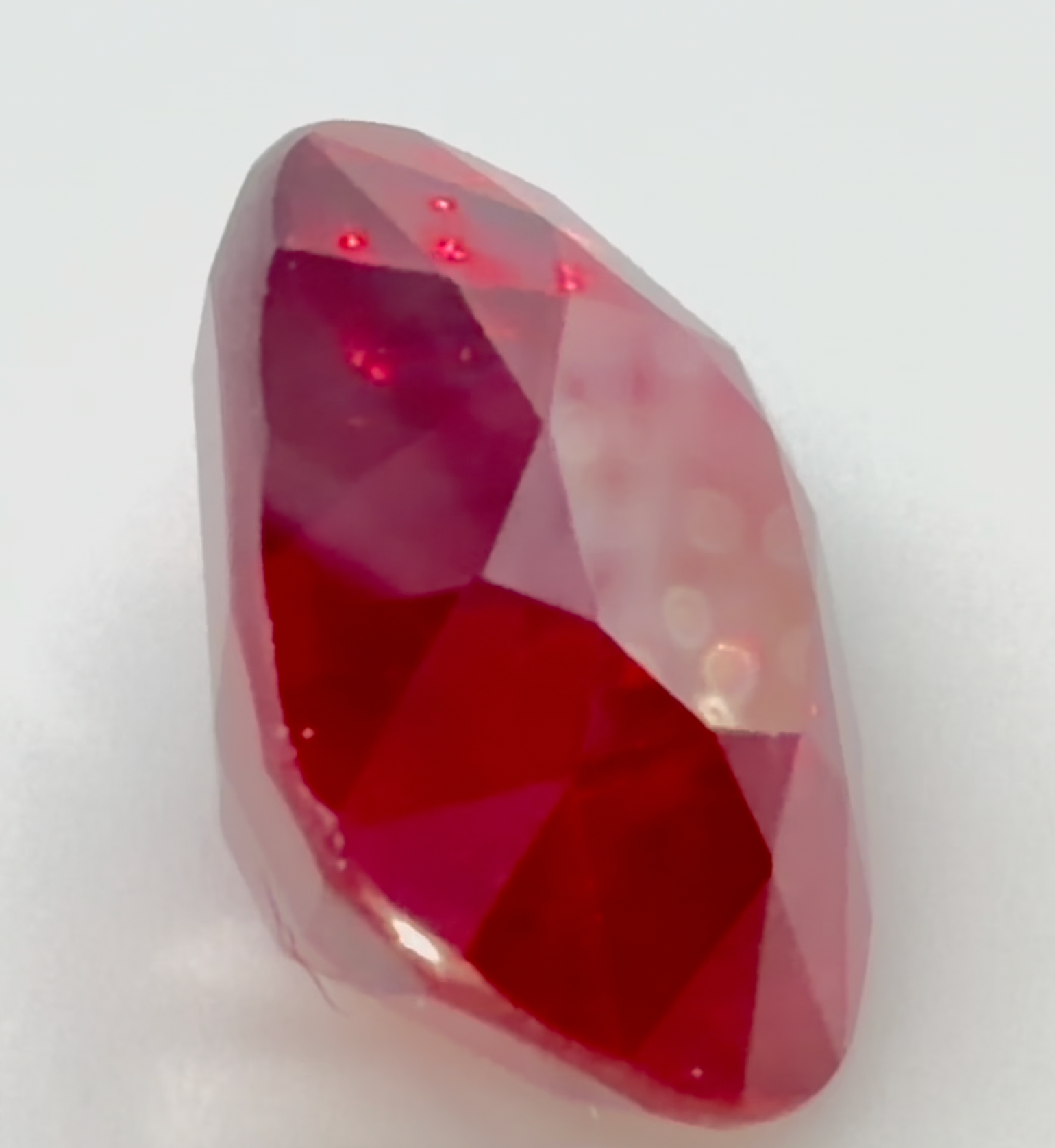 4.03 ct Red (Vivid) Ruby – Cushion Cut – Heated – Origin Undetermined