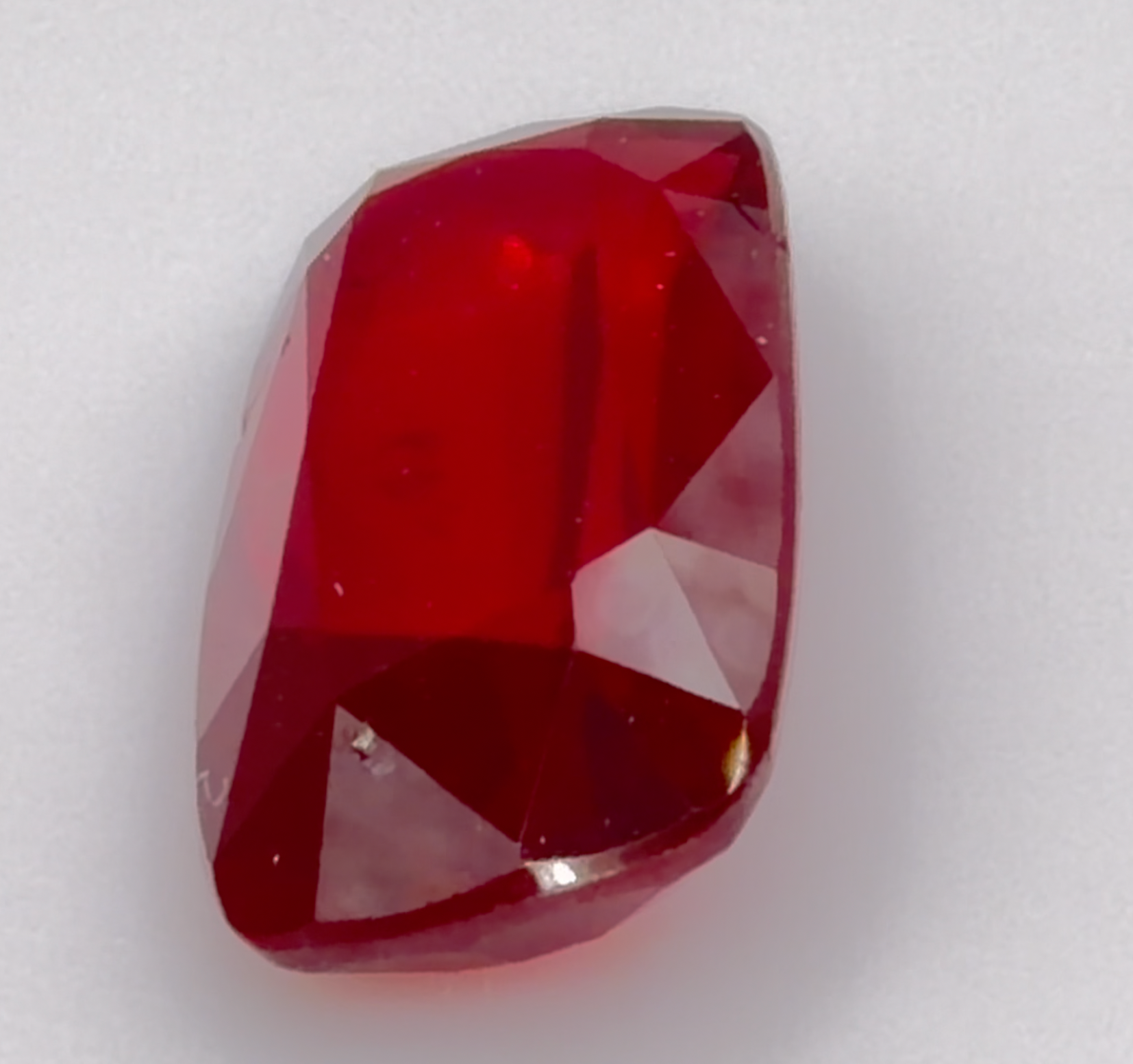 3.02 ct Red (Vivid) Ruby – Cushion Cut – Unheated – Mozambique