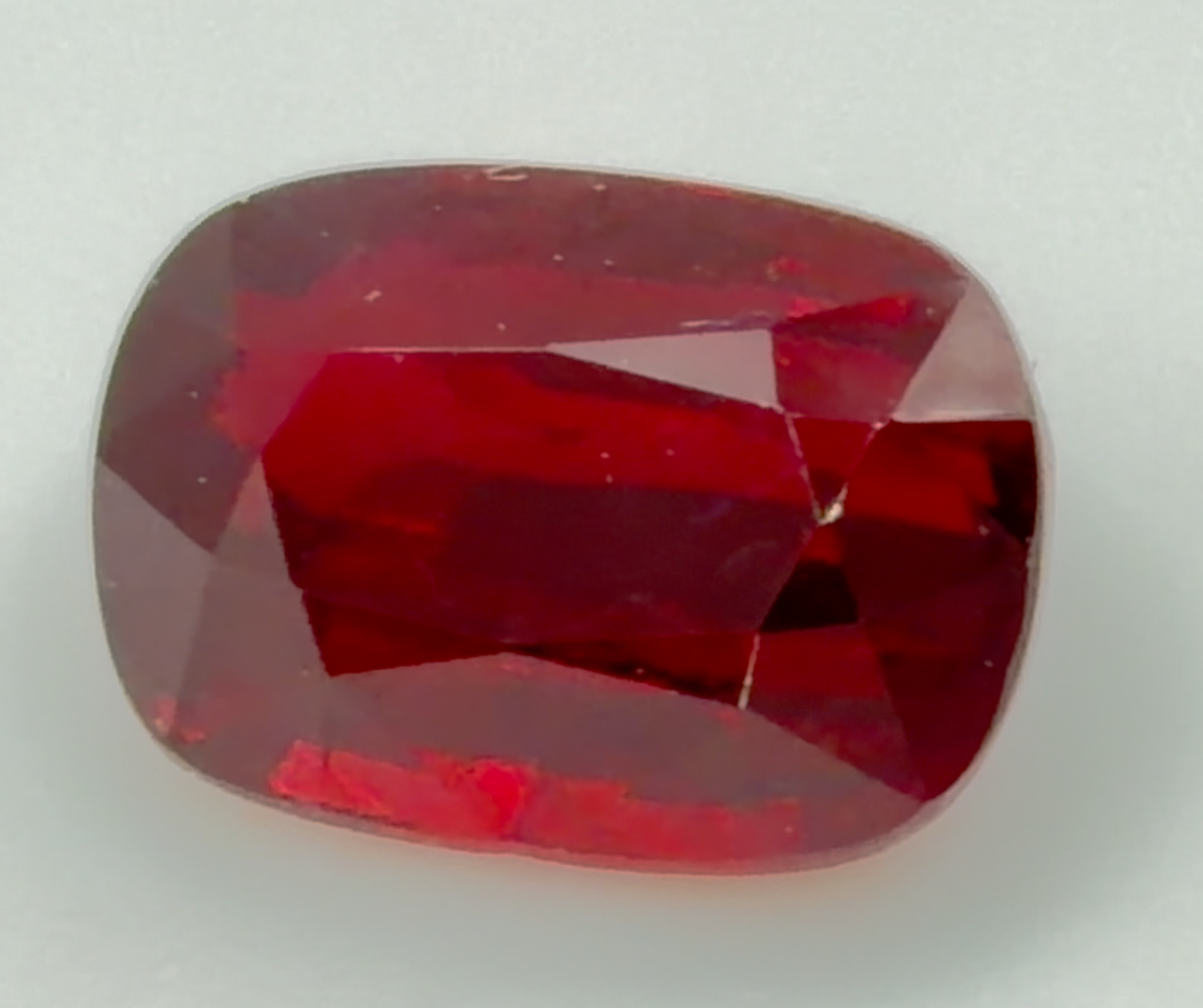 3.00 ct Red (Vivid to Deep) Ruby – Cushion Cut – Unheated – Mozambique
