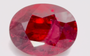 4.39 ct Red (Pigeon Blood) Ruby – Oval Cut – Heated – Mozambique