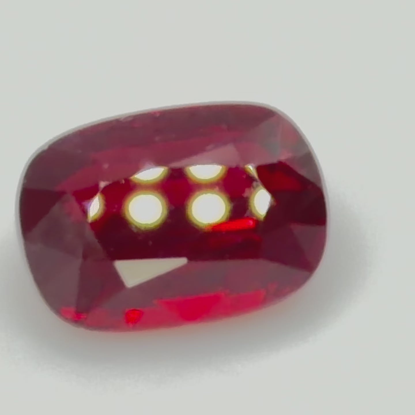 3.00 ct Red (Vivid to Deep) Ruby – Cushion Cut – Unheated – Mozambique